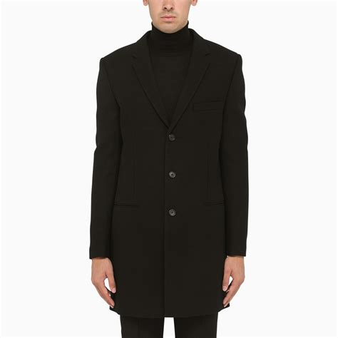 cappotto nero ysl|Saint Laurent Official Online Store .